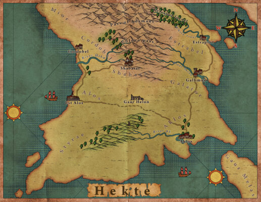 Map of Hekte
