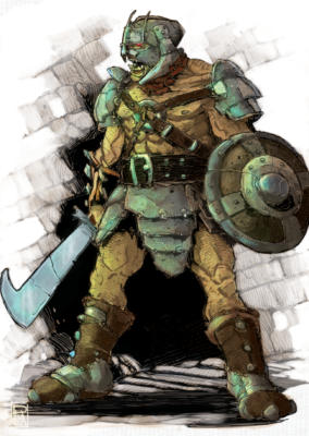 Fangrot the orc warlord