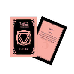 The Yellow King RPG Injury Cards